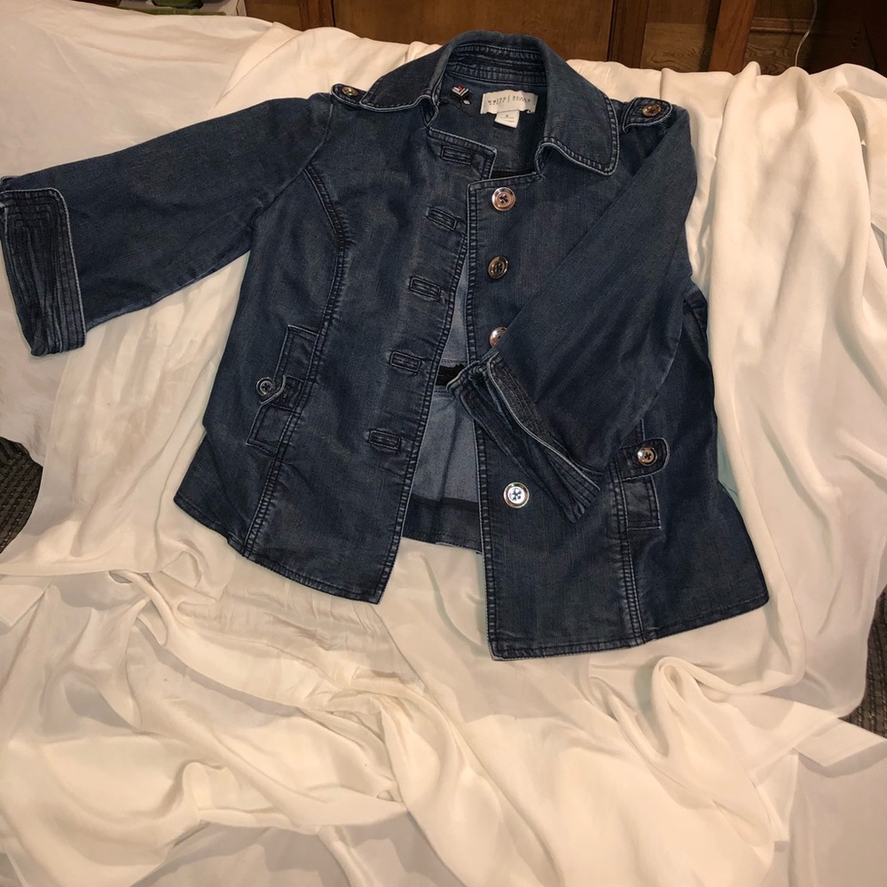 White House black Market Jean jacket